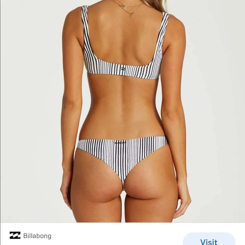 BILLABONG LONG RIDE TUBE TOP AND TANGA BOTTOM- SZ WOMENS XL 2 PIECE BIKINI